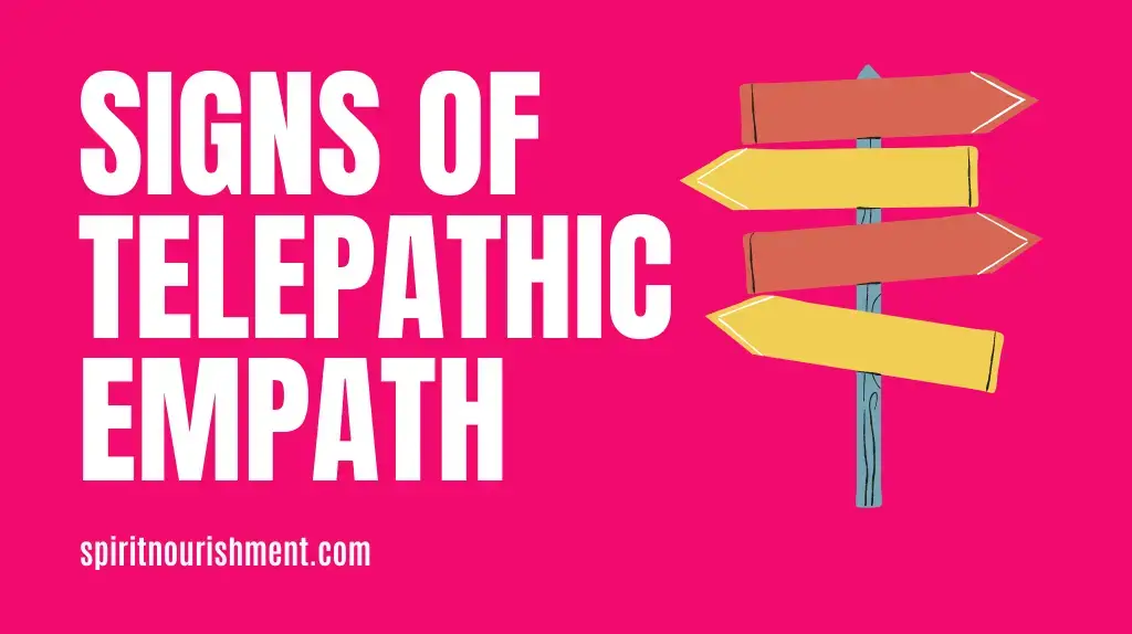 Signs of Telepathic Empath