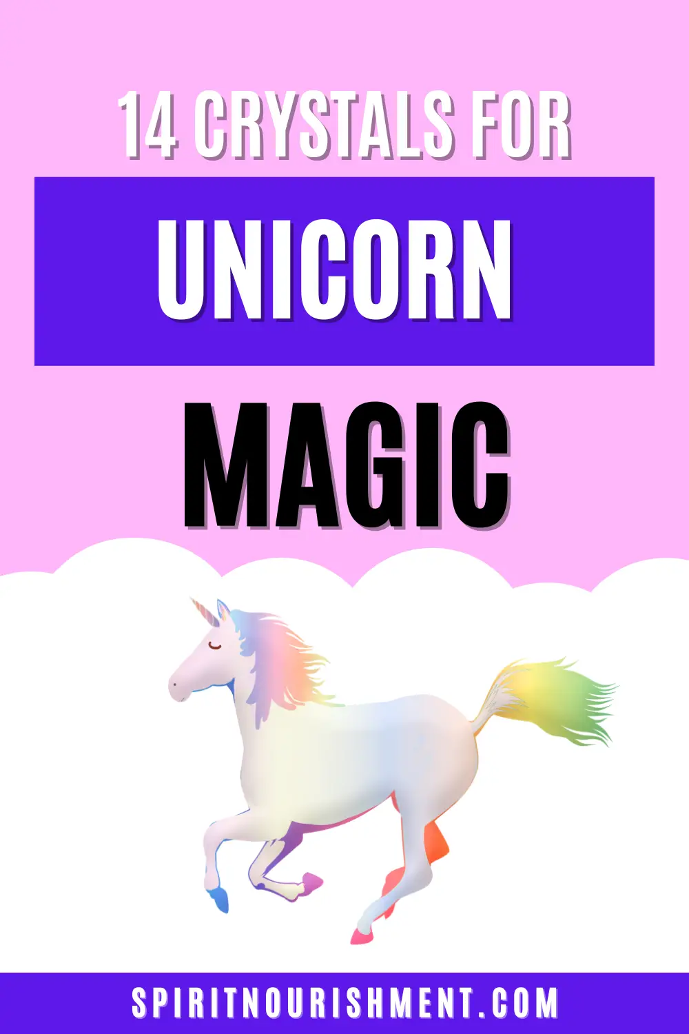 15 Crystals For Unicorn Magic Pin